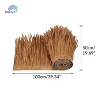 Tấm mái rơm cuộn lòng bàn tay giả để sử dụng phụ kiện Trung tâm 39 "X 20"
