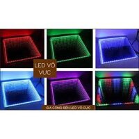 Tấm mica gương 2 chiều dày 3mm làm đèn led vô cực cực ảo