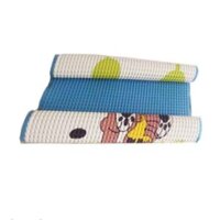 Tấm nệm mát cao su Pureen hình thú màu xanh