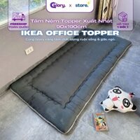 Tấm Nệm Topper IKEA Đệm Gấp Cotton 90x190cm Nặng 1,8kg Dày 5cm Trải Sàn Giường Văn Phòng Ký Túc Xá