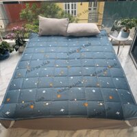 Tấm Nệm Topper Tấm Đệm Trải Giường Trải Sàn Dùng Cho Cả 4 Mùa Chiếu Trải Đa Năng Mỏng Nhẹ Gấp Gọn