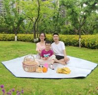 tấm nệm trải lều hình lục giác, tấm trải ngồi du lịch, dã ngoại, tấm chiếu ngủ trưa văn phòng chống nước, chống ẩm tuyệt đối (mã TT-05)