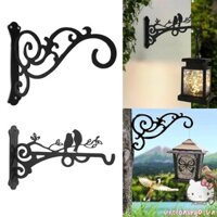 Tầm nhìn Treo Cây Móc Treo Ngoài Trời Chim Ăn Móc Treo Tường Kim Loại Đen Chân Đế Cây