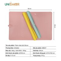 Tấm nhồi bột Silicon 40x60cm Unibaker