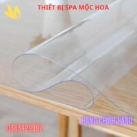 Tấm Nhựa Dẻo Trải Giường Spa Giường Gội Tấm Silicon Lót Tắm Trắng Giảm Béo Trong Suốt Chống Thấm Che Nắng Mưa