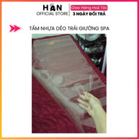 Tấm Nhựa Dẻo Trong Suốt Trải Giường Spa, Giường Massage Tắm Trắng Giảm Béo Gội Đầu Dưỡng Sinh KT 80x180