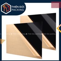 Tấm nhựa mica đen 1.3mm kích thước a3 30x40cm làm hộp trưng bày mô hình, kệ mica để bàn, biển hiệu - 1 mặt đế - Trong suốt - A3 30cmx40cm