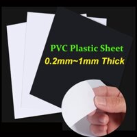 Tấm nhựa PVC Quảng cáo Tấm trần Bảng trắng đen dày 0,2mm ~ 1mm Vật liệu trang trí uốn cong tùy ý