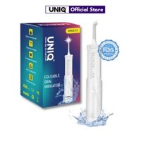 Tăm Nước Cầm Tay UNIQ Smile F1 Waterpik May Tam Nuoc Vệ Sinh Răng Miệng Gia Đình Mini Xịt Rửa Làm Sạch Kẽ Niềng 300ML