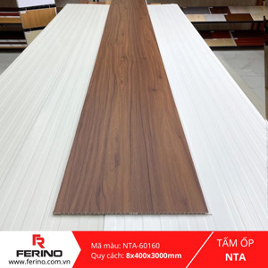 Tấm ốp nhựa đá vân gỗ NTA 60160