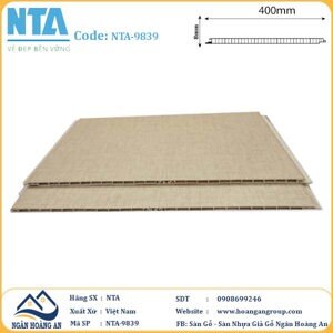Tấm ốp nhựa vân giấy dán tường NTA 9839