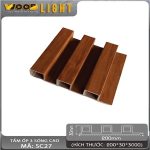Tấm ốp sóng cao có vân Việt Ý SC27