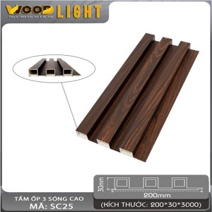 Tấm ốp sóng cao có vân Việt Ý SC25