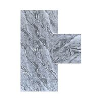 Tấm Ốp Than Tre Kosmos TT-849 – Vân Đá PET Cẩm Thạch Dát Bạc