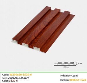 Tấm ốp tường trần 3 sóng iWood 3S20-6