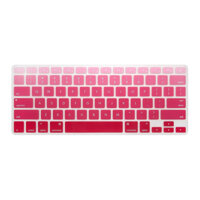 Tấm phủ bàn phím cho Macbook bằng silicon chống nước tuyệt đối màu Gradient Red - Macbook Pro 15.4 inch đời từ 2015 trở về trước