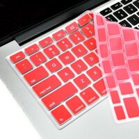 Tấm phủ bàn phím Silicon dành cho các dòng Macbook M1 mới nhất - Đỏ - Macbook Pro 16 inch