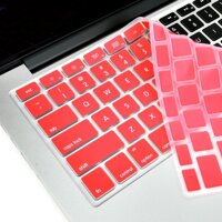 Tấm phủ bàn phím Silicon dành cho các dòng Macbook M1 mới nhất - Đỏ - Macbook 13Pro M1 A2251A2238A2289
