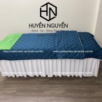 Tấm Phủ Cotton Lụa Màu Sang Trọng, Vải Lụa Chần Cao Cấp