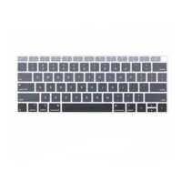 Tấm phủ phím bằng silicon cho Macbook chống bụi, chống nước nhiều màu - Gradient Gray - Macbook Pro 13.3 inch 2016 - 2019 Touch Bar