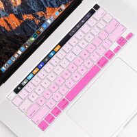 Tấm phủ phím silicon dành cho Macbook đủ dòng - Hồng - Macbook Pro 15 inch đời 2015 trở về trước