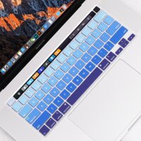 Tấm phủ phím silicon dành cho Macbook đủ dòng - Blue - Macbook Air 13.3 inch 2018-2019