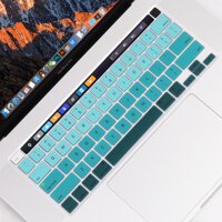 Tấm phủ phím silicon dành cho Macbook đủ dòng - Green - Macbook Air 13.3 inch 2018-2019