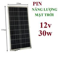 Tấm pin 35 x 67cm năng lượng mặt trời 30w, 35w - 12v sạc bình hoặc 18v - 12v-30w