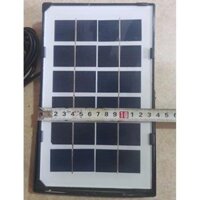 Tấm pin năng lượng mặt trời 6v cống suất 3w hoặc 6w sạc pin điện thoại - 6v-3w khung nhựa