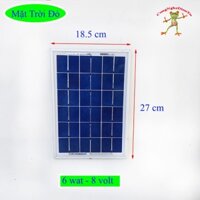 Tấm pin năng lượng mặt trời 6w 9v chính hãng