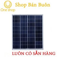 Tấm Pin Năng Lượng Mặt Trời 18V 35W Polysilicon (Khung Nhôm) - 518x457x17mm