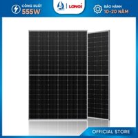 Tấm Pin Năng Lượng Mặt Trời LONGi Hi-MO5M 555W - Combo 10 tấm - Hàng Chính Hãng