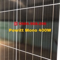 TẤM PIN NĂNG LƯỢNG MẶT TRỜI POWITT MONO 400W