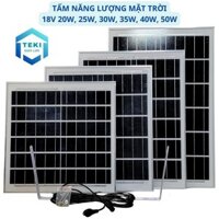 TẤM PIN NĂNG LƯỢNG MẶT TRỜI MONO 18V 20W, 25W, 30W, 35W, 40W, 50W - TEKI