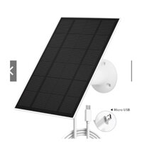 Tấm Pin Năng Lượng Mặt Trời 6V, Chuyên Dụng Sạc Cho Camera Nguồn 5V,  Cổng Type-C