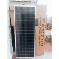 Tấm pin năng lượng mặt trời Mono Soyer Solar 100W -12BB Hiệu suất cao -100W 18V  Tặng Jack MC4 -Mẫu mới 2024 BH 15 năm