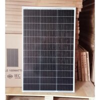 Tấm pin năng lượng mặt trời Mono 100w Tặng Jack MC4 - Mono 100W SOYER TECH 580*935*30mm