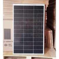 Tấm pin năng lượng mặt trời Mono 100w Tặng Jack MC4 - Mono 100W SOYER TECH 580*935*30mm