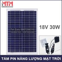 Tấm pin năng lượng mặt trời 18V 30W