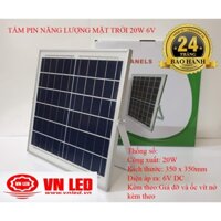 TẤM PIN NĂNG LƯỢNG MẶT TRỜI 15W, 18W, 20W 6V