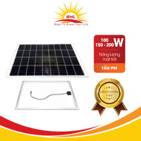 Tấm Pin Năng Lượng Mặt Trời 100W- 150W - 200W (Poly)