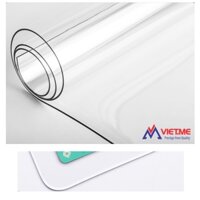Tấm PVC Dẻo Dày 2mm | Tấm Nhựa Trong Trải Bàn | PVC Trong Suốt Dẻo | Đệm Lót Chống Thấm Nước