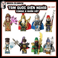 Tam Quốc Diễn Nghĩa Combo 8 Nhân vật Tướng Tam Quốc Diễn Nghĩa Mô hình Quan Vũ Trương Phi GR047