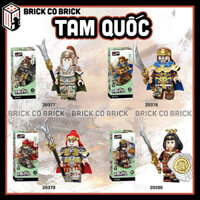 Tam Quốc Diễn Nghĩa Đồ chơi Lắp ráp Tướng Tam Quốc Chí Mô hình Trình Phổ Trương Bao Phan Chương 20377-20380