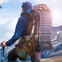 Tấm sạc pin Năng lượng Mặt trời (Solar Charger RAVPower 24W 3 USB)