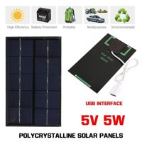 Tấm sạc pin năng lượng mặt trời  5V 5W