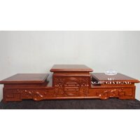 Tam sơn thờ Đế tam cấp  kê bát hương kê đồ trang trí không gian thờ cúng gỗ hương