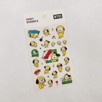 Tấm Sticker BT21 Dễ Thương - Hình Dán BTS - 4