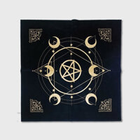 Tấm Tấm thảm vải nhung, khăn trải bài Tarot kích thước 50x50cm