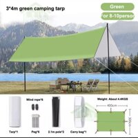 Tấm tăng bạt -Lều cắm trại dã ngoại cao cấp chống nắng mưa , tia UV , tia cực tím